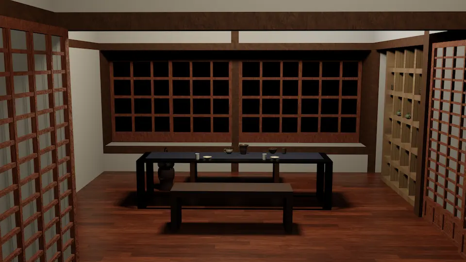 圖十，茶席佈置